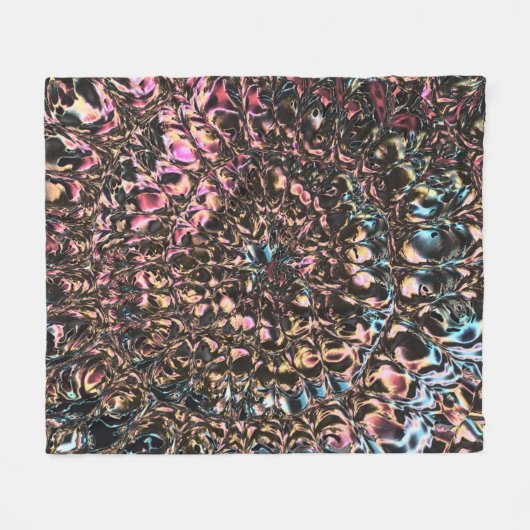 Gemstone Spiral Fleecedecke (Vorderseite (Horizontal))