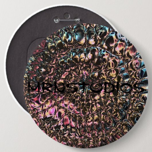 Gemstone Spiral MRNSTUDIOS Button (Vorne & Hinten)