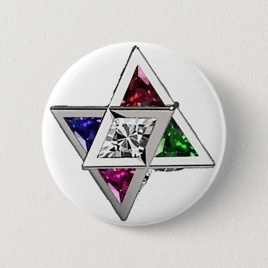 Gemstone Star Button (Vorderseite)