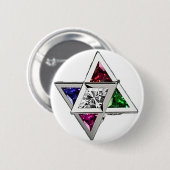Gemstone Star Button (Vorne & Hinten)