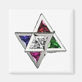 Gemstone Star Magnet (Vorne)