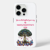 Gemstone Tree Happy Valentine's day Case-Mate iPhone Hülle (Rückseite)