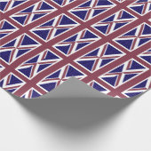 Gemstone Union Jack – British Flag Geschenkpapier (Ecke)