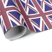 Gemstone Union Jack – British Flag Geschenkpapier (Rolleneckpunkt)