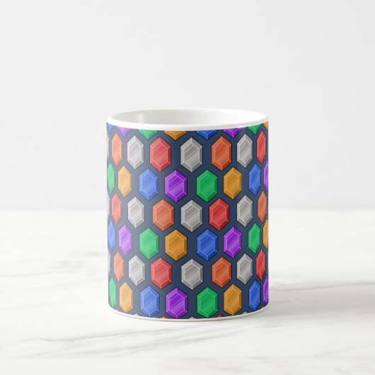 GEMSTONES PATTERN DESIGN KAFFEETASSE (Mittel)