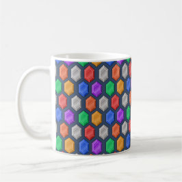 GEMSTONES PATTERN DESIGN KAFFEETASSE