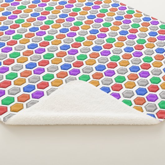 GEMSTONES PATTERN DESIGN SHERPADECKE (3/4)