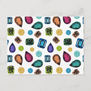 Gemstones Postkarte