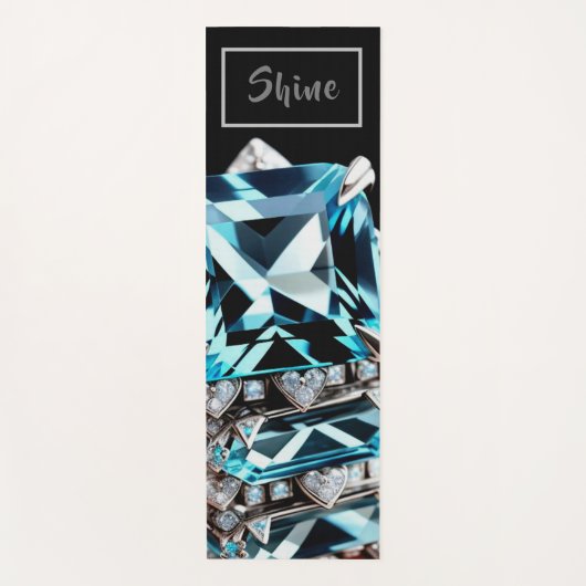Gemstones Topaz - Yoga Mat Yogamatte (Vorderseite)
