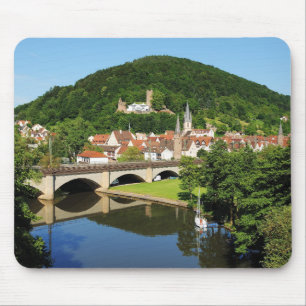 Gemünden am Main Altstadt und fränkische Saale Mousepad