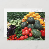 Gemüse 2 postkarte (Vorne/Hinten)