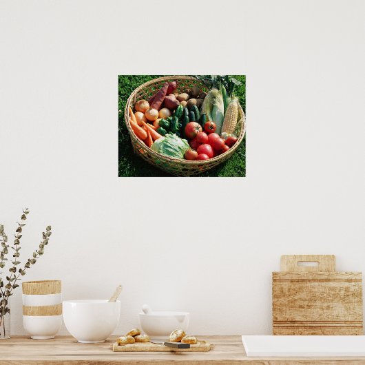 Gemüse 5 poster (Küche)