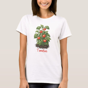 Gemüse 8 Tomaten, Obst, Gartenbau, Lebensmittel, P T-Shirt