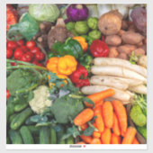 Gemüse Aufkleber (Blatt)