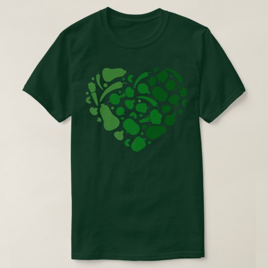 Gemüse aus gesundem Gemüse T-Shirt (Design vorne)