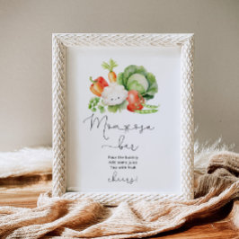 Gemüse aus heimischen Bauern Mama-osa Bar Poster