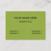 Gemüse aus Karotten Frische Gesundheit Visitenkarte (Rückseite)