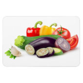 Gemüse aus Ratatouille Magnet (Horizontal)