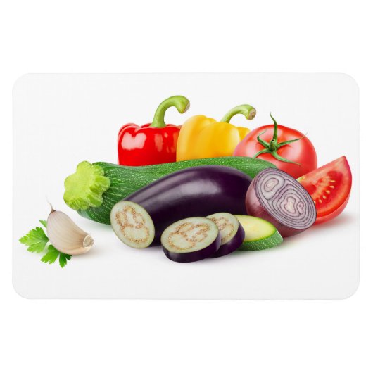 Gemüse aus Ratatouille Magnet (Horizontal)