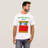 Gemüse behält Sie sich zu wärmen! T-Shirt (Vorne ganz)