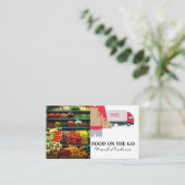 Gemüse | Bereitstellung von Nahrungsmitteln Visitenkarte (Stehend Vorderseite)