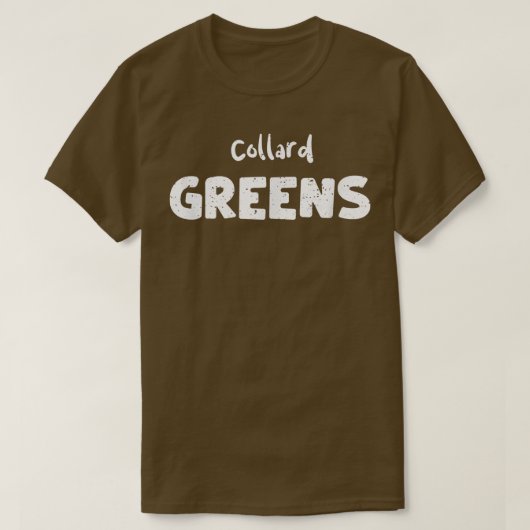Gemüse Collard Grüntöne Erntedank Redewendungen  T-Shirt (Design vorne)