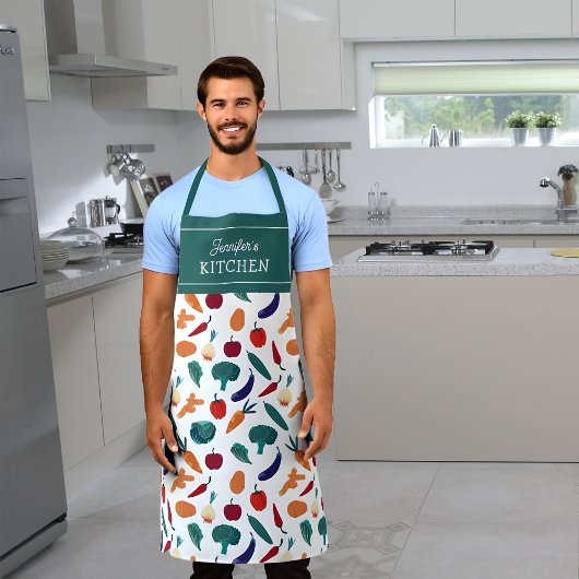 Gemüse Custom Kitchen Unisex Schürze