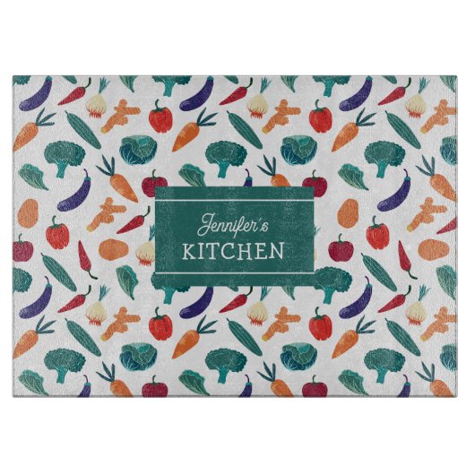 Gemüse Custom Küche Schneidebrett (Vorderseite)
