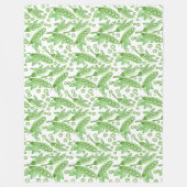 Gemüse Erbsen Fleecedecke (Vorderseite)