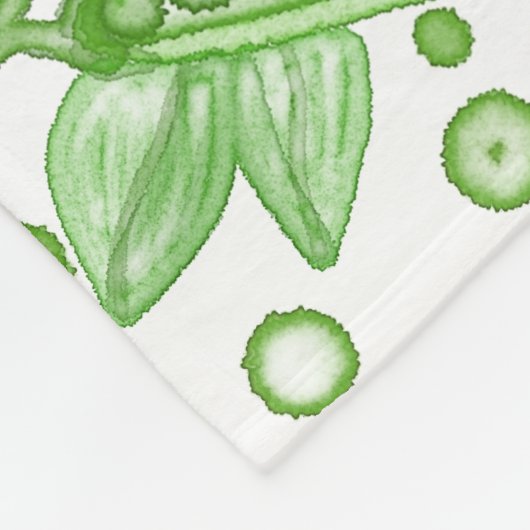 Gemüse Erbsen Fleecedecke (Ecke)