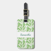 Gemüse Erbsen Gepäckanhänger (Vorderseite vertikal)