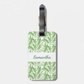 Gemüse Erbsen Gepäckanhänger (Rückseite vertikal)