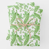 Gemüse Erbsen Geschenkpapier Set (Beispiel)