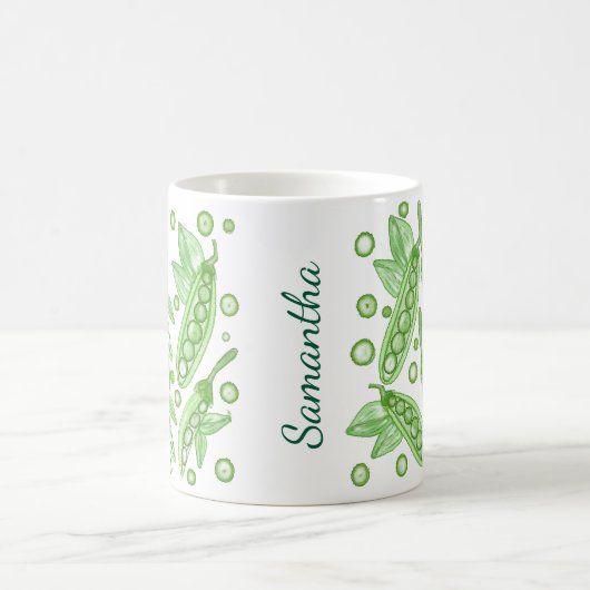 Gemüse Erbsen Kaffeetasse (Mittel)