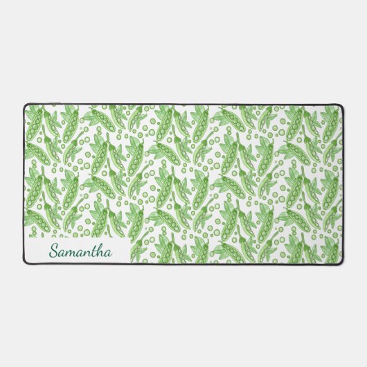 Gemüse Erbsen Schreibtischunterlage (Vorderseite)