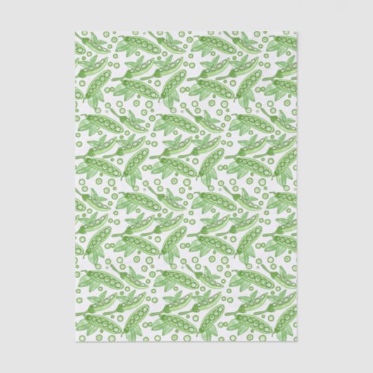 Gemüse Erbsen Seidenpapier (Vorderseite)