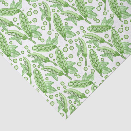 Gemüse Erbsen Seidenpapier (Ausschnitt)