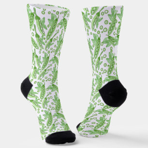 Gemüse Erbsen Socken