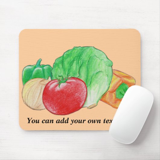 Gemüse erzeugt Mousepad (Mit Mouse)