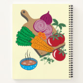 Gemüse Familienrezepte Notebook Notizblock (Rückseite)
