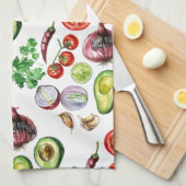 Gemüse Fiesta Küchentuch (Viertel Falte)