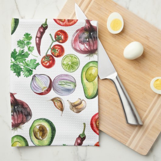 Gemüse Fiesta Küchentuch (Viertel Falte)