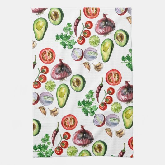 Gemüse Fiesta Küchentuch (Vertikal)
