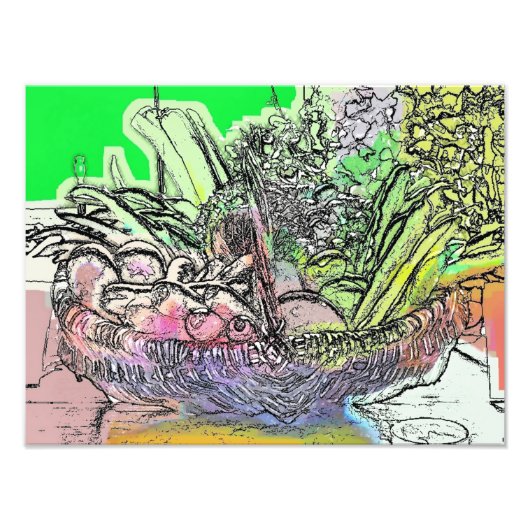 GEMÜSE FOTODRUCK (Vorne)