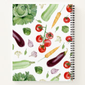 Gemüse, frisch gekocht notizblock (Rückseite)