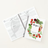 Gemüse, frisch gekocht notizblock (Innenseite)