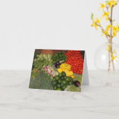 Gemüse Frischer Reisgarten Mischernte Markt Karte (Gelbe Blume)