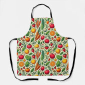 Gemüse, Fruchtmuster Schürze (Vorderseite)