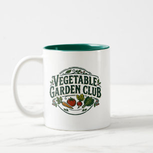 Gemüse-Garten-Club Zweifarbige Tasse
