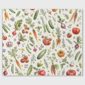 Gemüse-Garten-Produkte-Verpackungspapier Geschenkpapier (Flach)